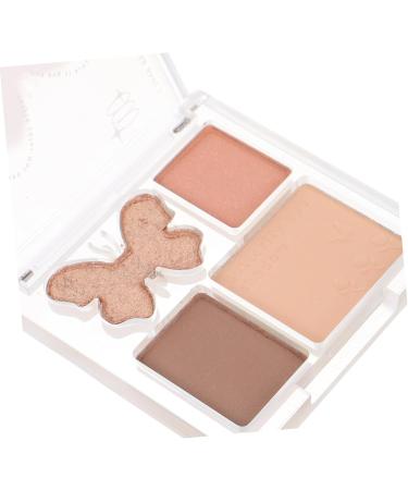 Baluue 2pcs Plastic Eye Shadow Plate Pink Eyeshadow Palette Organiser Eyeshadow Glitter 6.50X6.50X1.00CMx2pcs Multix2pcs - Buy Online on SooperMarket.com