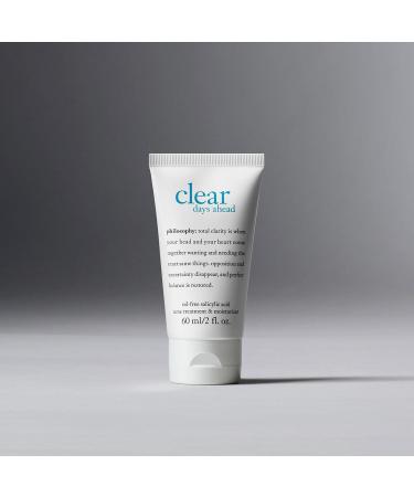 Buy Philosophy Clear Days Ahead Oil-Free Acne Treatment & Moisturizer | Salicylic Acid Face Moisturizer for Breakouts - 2 fl oz - International Shipping Available - Buy Online on SooperMarket.com