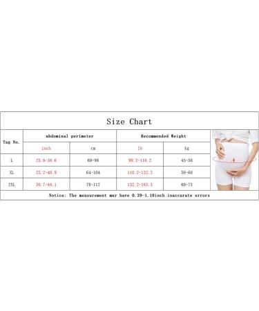 FEOYA Maternity High Waist Safety Shorts 2pcs L (99-110 lb) - Elastic Cotton Knickers for Pregnancy Support - Buy Online on SooperMarket.com