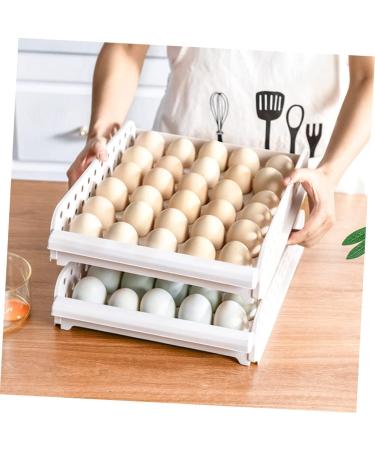 OSALADI Box 30 Fridge Eggs Drawer Containers for Food Egg Container Refrigerator Anti-collision At Home As Shown 33X26.5X14.3cm - Buy Online on SooperMarket.com