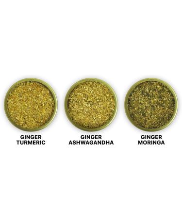 BLUE TEA - Assorted Tea Gift Set- 3 Ginger Tea Flavors | ELEGANT TEA GIFT - MOM GIFTS | Flower Based - Caffeine Free - Gluten Free | Mothers Day Gift For Mom From Daughter and Son | Gift for Her Herbal Tea Gift 2.64 Oz (Pack of 1) - Buy Online on SooperMarket.com