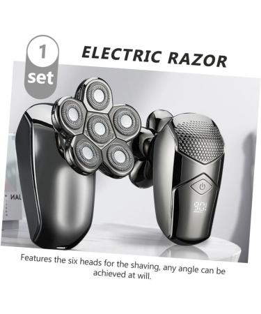 6 Sets Electric Shaver for Men - Waterproof & Rechargeable Travel Razor - Hair Removal Device - Buy Online on SooperMarket.com