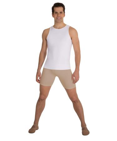 Body Wrappers ProTech Dance Shorts, Black, 7/8