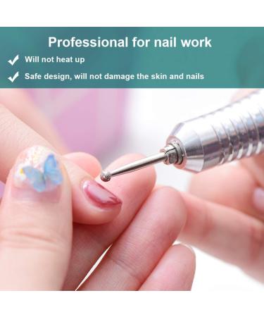 Fiezkaa 10Pcs Ceramic Nail Drill Bits Set - Professional Efile Bits for Acrylic Gel Nails - Cuticle Remover Diamond Bits for Manicure Pedicure - Buy Online on SooperMarket.com