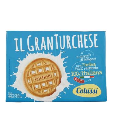 Colussi Gran Turchese Shortbread biscuits 400g - Pack of 3