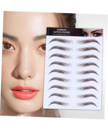 WOFASHPURET Eyebrow Sticker 4pcs Men Girl Eyebrow Tools Brow Grooming Off Peel Tattoos Water Transfers Supplies Shaping Women - Buy Online on SooperMarket.com
