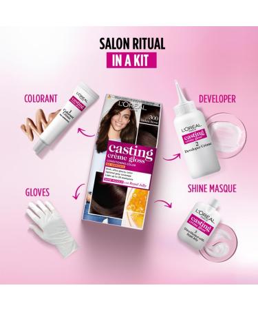 L'Oreal Paris Casting Creme Gloss Darkest Brown 300 - 1 Count (Pack of 1) - Buy Online on SooperMarket.com
