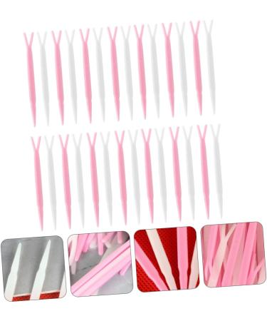 PLAFOPE 100pcs Plastic Forks for Clip Woman Stick Rods Accessories Fork Cosmetic Wear Y-shaped Supplies - Buy Online on SooperMarket.com