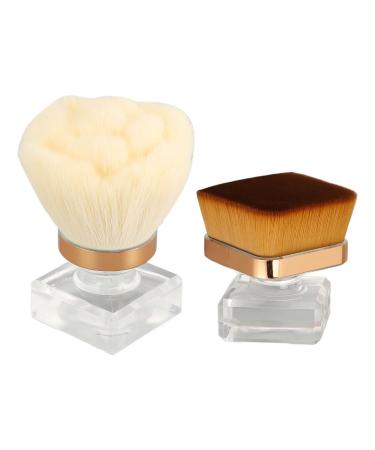 Makeup Brushes Set 2 Pieces Face Blush Kabuki Powder Brushes for BB Cream