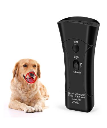 Anti Barking Device for Dogs Ultrasonic Dog Deterrent Control Sonic Bark Deterrents Stop Waterproof Mini Outdoor Deterrent Rechargeable 3 in 1 Bark Control Tool Frequency Levels Humanized and Safe