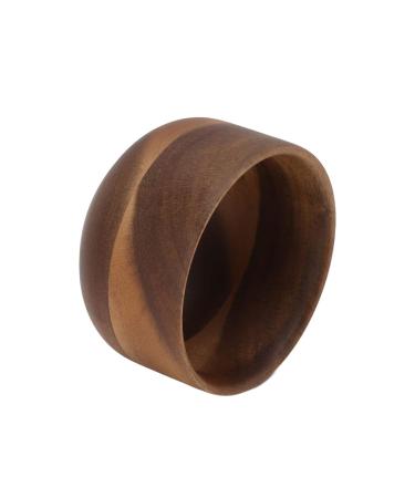 Premium Wooden Shaving Soap Bowl for Men | Burr-Free Compact Shaving Cup for Home & Barber Shop | Easy Lather Natural Wood Grain - Buy Online on SooperMarket.com