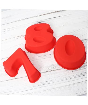 MAGICLULU Silicone Ice Cream Mold 18 Pcs Celebrity 3D Chocolate Mold Silicone Letter Molds mediumx2pcs - Buy Online on SooperMarket.com