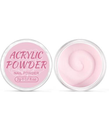 Coscelia Pink Acrylic Powder 2g Professional Acrylic Nail Powder Polymer for 3D French Nail Manicure Extension Nail Carving Beauty Gifts Long-Lasting No Need Nail Lamp Color-ya03-021 - Buy Online on SooperMarket.com