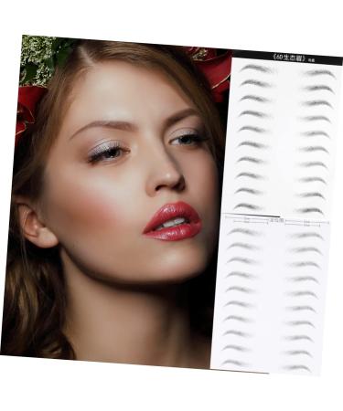 DOITOOL 4 Sheets Authentic Eyebrows Stickers Eyebrow Makeup Tools Eyebrow Stickers 3d Patch Water Proof - Buy Online on SooperMarket.com