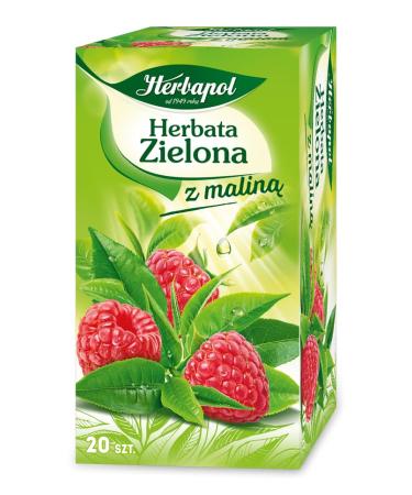 ZIELONA Z MALIN Herbata Owocowa Naturalna Polska Herbapol