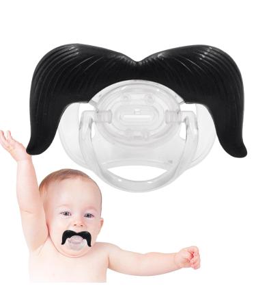 Jomewory Funny Schnuller Bart - Silicone Mustache Pacifier for Babies | Unique Baby Teething Toy & Gift - Buy Online on SooperMarket.com
