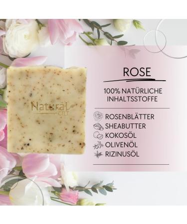 Natural Cilt Roses Soap - 100% Natural & Handmade - Certified Shower Soap for All Skin Types - 100g Pack - Buy Online on SooperMarket.com