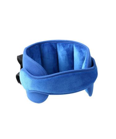 TIANNAIT 1 x Baby Headrest Sleep Aid Belt Adjustable Headrest for Child Safety Seat Soft and Comfortable Baby Child Adult Blue