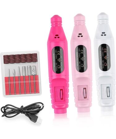 FOMIYES Nail File Drill Professional Acrylic Gel Tool Electric Nail File Acrylic Nails Tools Manicure Polishing Tools Nail Tools Nails Gel Manicure Tool Pen Style Nail White 13.8*2.8cm White - Buy Online on SooperMarket.com