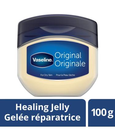 Vaseline Original Petroleum Jelly 100g | Hypoallergenic Skin Moisturizer for Sensitive Skin | Imported from Canada | International Shipping Available - Buy Online on SooperMarket.com