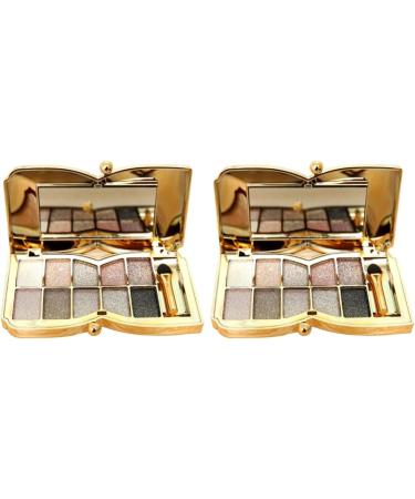 Angoily 2pcs Colorful # With Glitter Flash Brush Colors & Makeup Eyeshadow Shadow Mirror Eye - Buy Online on SooperMarket.com