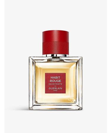 GUERLAIN Habit Rouge For Men Eau De Toilette Spray 3.4 Ounce