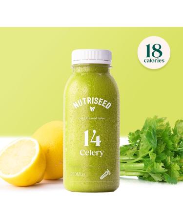 Nutriseed Celery Juice 6 x 250ml Cold Pressed Juice Celery Juice containing Celery Spinach & Lemon - Buy Online on SooperMarket.com