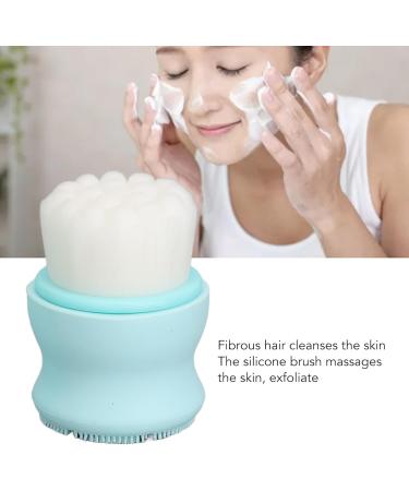 Deep Cleansing Dual Face Brush | Blackhead Removal & Exfoliating Massage Tool | Silicone | Travel-Friendly Beauty Essential - Buy Online on SooperMarket.com