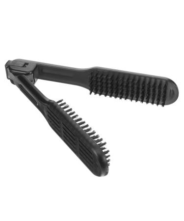 Healvian Hair Straighteners Brush Double Sided Brush Straightening Comb for Hair Clamp Hair Brush Double Sided Hair Straightener for Home Salon Hair Styling Tool Salon Hairdressing Hair Splint Combs