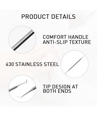 Stainless Steel Corner Lifter Foot Care Instrument - 17 cm Nail Shaver & Cleaner for Ingrown Toenails | Podology Tools - Buy Online on SooperMarket.com