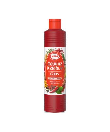 Hela Spice Curry Ketchup slightly spicy 800ml to refine dishes suitable for cooking or dipping typical German curry ketchup