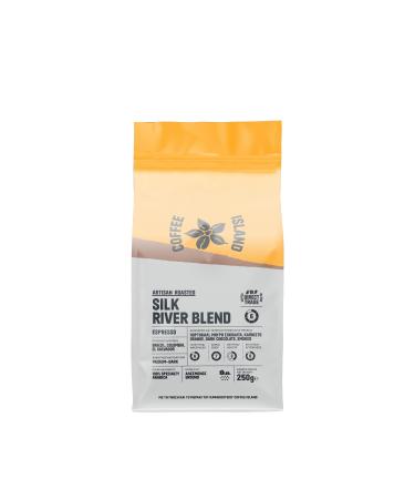 Coffee Island Espresso Silk River Blend with Medium-Dark Roasting Prepacked (Ground) 250g