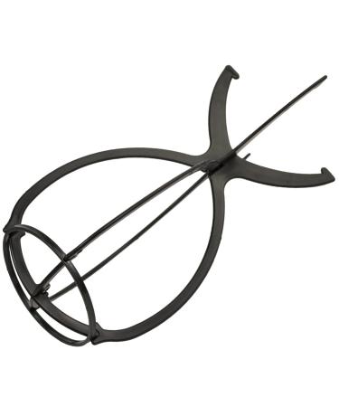 Wig Stand Holder - Rbenxia 6pcs Portable Durable Plastic Folding Hairpieces Display Tool - Black - Buy Online on SooperMarket.com
