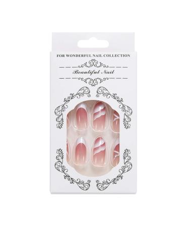 Brishow Coffin Pink Artificial Nails - 24pcs Ballerina Acrylic Press On Full Cover for Women & Girls - Fast International Shipping - Buy Online on SooperMarket.com