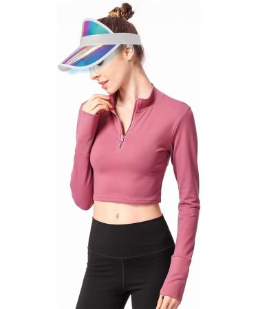 Ultrafun Candy Color Sun Visors Hats - Clear UV Protection Cap for Sports - 10pcs - Buy Online on SooperMarket.com