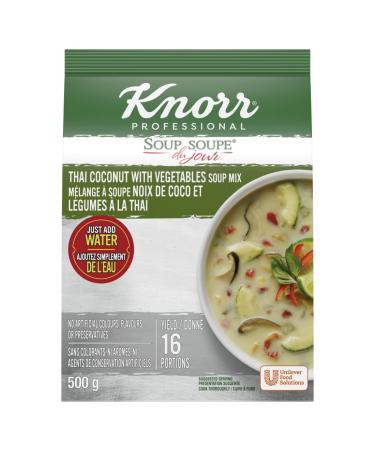 Knorr Professional Thai Coconut Vegetables Soup Mix Gluten Free Coconut Vegetables 500 g (Pack of 1)