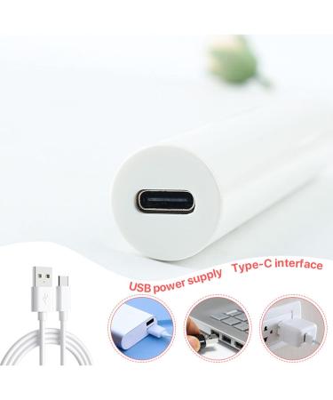Portable White LED Nail Lamp Pen Single Finger Nail Dryer Light Mini Manicure Tool for DIY Nail Art Perfect for Home and Professional Use - Buy Online on SooperMarket.com