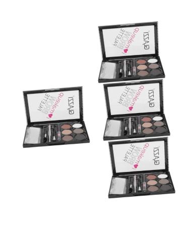 MAGICLULU 4 Sets Eyebrow Powder Set Eyebrow Brush Makeup Brush Makeup Supply Eyebrow Pencil Water Proof Miss