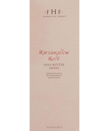FarmHouse Fresh Marshmallow Melt Shea Butter Body Cream - Nourishing 8 Fl Oz for Soft Hydrated Skin | International Shipping Available - Buy Online on SooperMarket.com