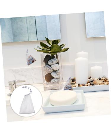 MUSISALY 80 Pcs Soap Bag Soap Net Foaming Net Face Scrubber Facial Cleaning Soap Bag Sulphur Soap Nylon - Buy Online on SooperMarket.com