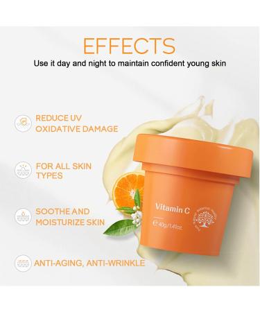 Buy Vitamin C Facial Moisturizer - Anti-Aging Face Cream with Hyaluronic Acid & Centella Asiatica | Best for Dry Skin - Unisex Moisturizer - Buy Online on SooperMarket.com