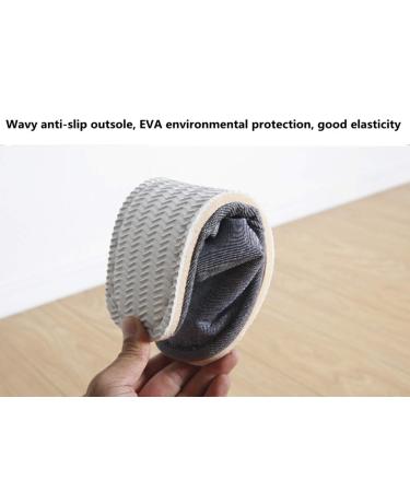 6 Pair Open Toe Breathable Spa Slippers for Hotel Guests - Beige Medium & Gray Large - Washable Unisex Slippers - Buy Online on SooperMarket.com
