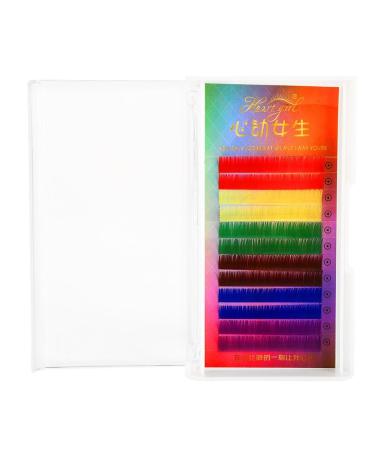 Colorful Rainbow False Eyelash Extensions | Custom Gradient 12mm Eyelash Earrings - Shop Internationally - Buy Online on SooperMarket.com