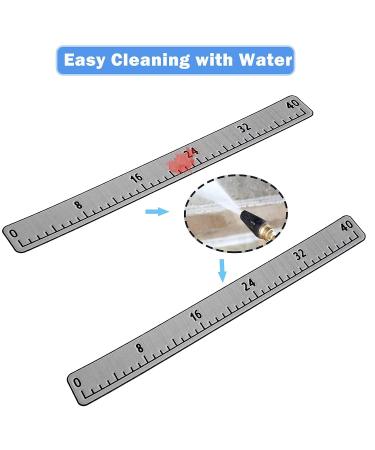 40in EVA Foam Fish Measuring Ruler with Self-Adhesive Backing - Fishing Kayak Accessory - Light Grey - Buy Online on SooperMarket.com