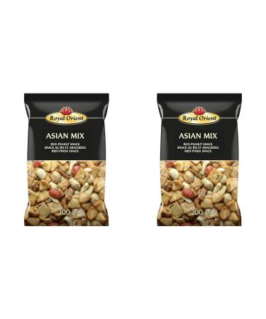 ROYAL ORIENT - Rice & Peanut Snacks Asian Mix - (1 X 200 GR) (Pack of 2) 200 g (Pack of 2)