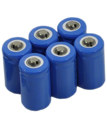 6X 14250 Battery Top Button 280mah li-ion Rechargeable 3.7V New s1a