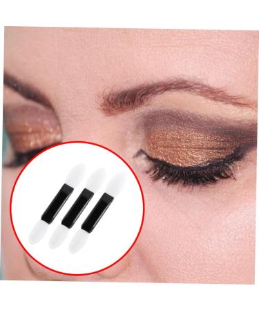 CIMAXIC 100pcs ladies suits EyeShadow Sponge Applicator eyeshadow brush kit Smudge brush Oval travel Patcher M White - Buy Online on SooperMarket.com