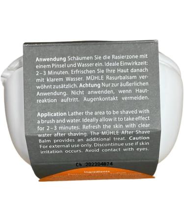 MHLE Shave Care Porcelain Dish with 65g Sea Buckthorn Shaving Soap - Buy Online on SooperMarket.com
