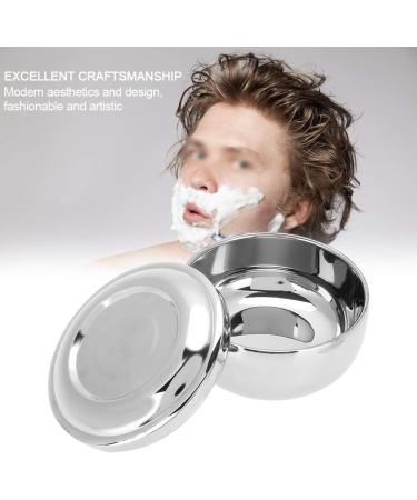 Sleek Stainless Steel Shaving Soap Bowl - Ideal for Business Beards | Universal Size & Modern Design - Buy Online on SooperMarket.com