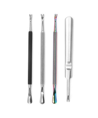 Nail Cleaner Tools Convenience Cuticle Pusher for Professional Salon Home Use for Dead Skin Remover Fork Cuticle Pusher